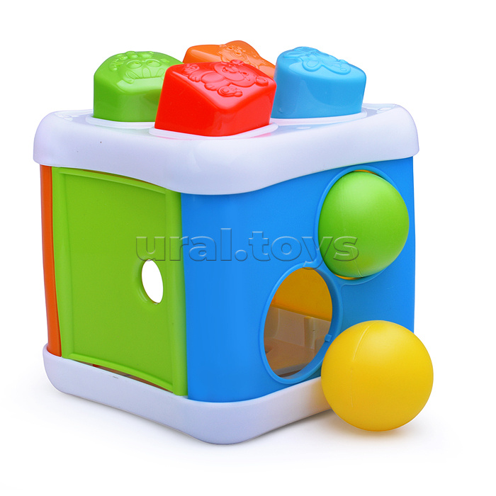 Куб развивающий "Сортер" в коробке