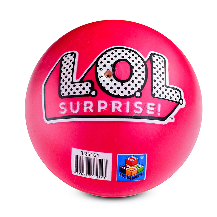 Мяч ПВХ "LOL" полноцветн, 15 см, 45 г, сетка и бирка