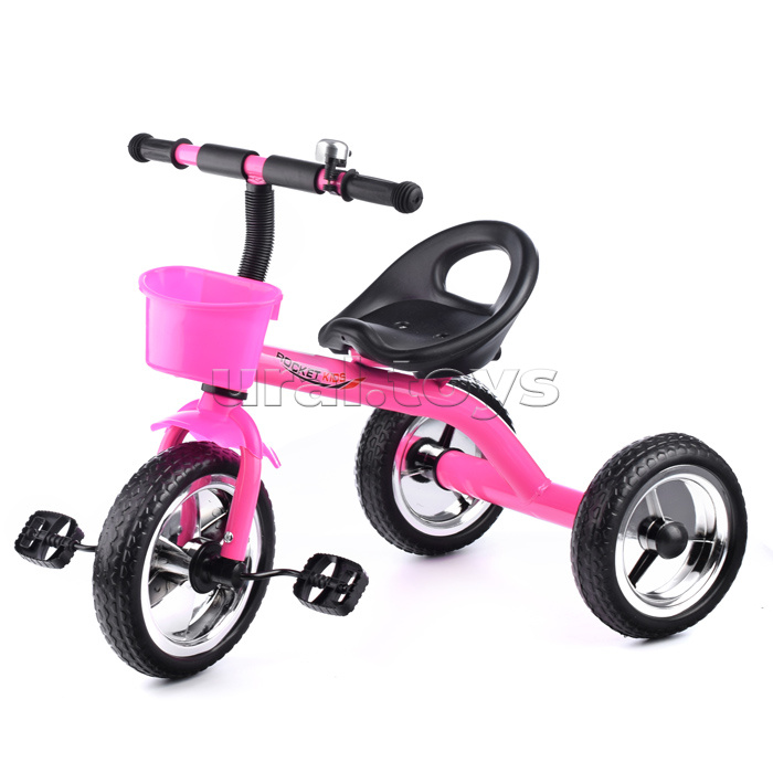 Велосипед 3-х колесный, розовый