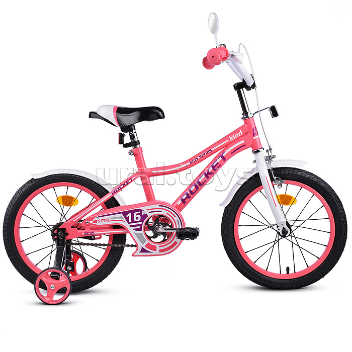 Велосипед 16" Rocket Kind, цвет розовый
