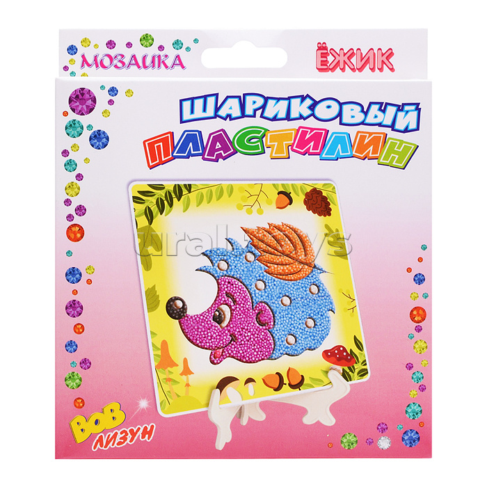 Шариковый пластилин "Мозаика" Ежик