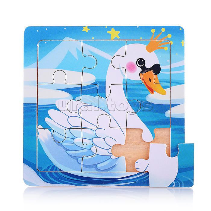 Пазл "Белый лебедь"