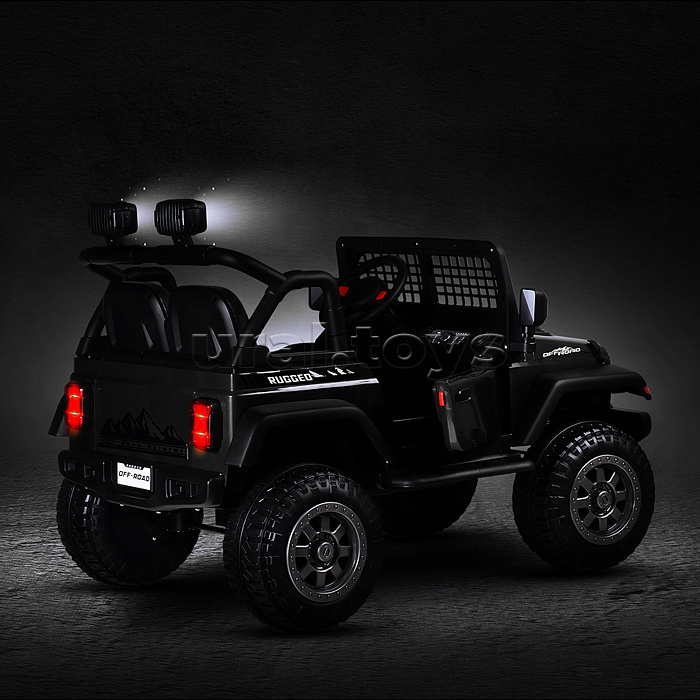 Электромобиль детский "Городской внедорожник" (цвет черный)