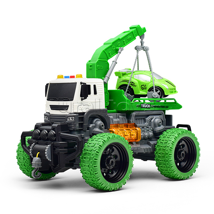 Машина "МегаЭвакуатор" 1:16 (свет, звук) в коробке