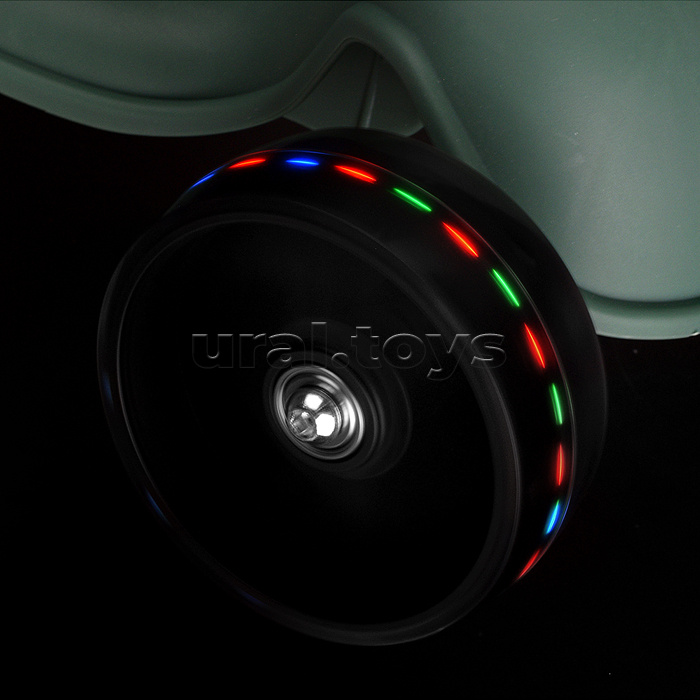 Самокат 3-х колесный ROCKET, зеленый