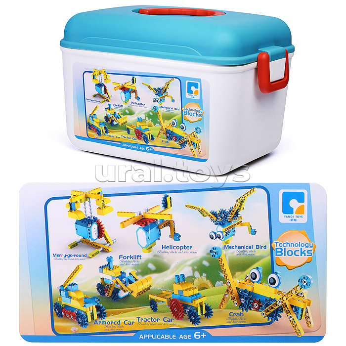 Конструктор "Мастер" (182 дет.) в коробке