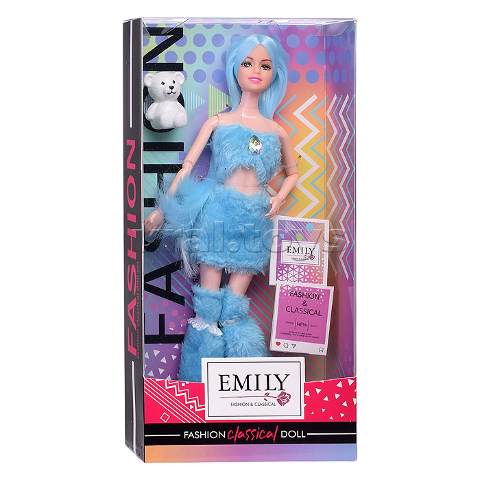 Кукла "София" с медведем, в коробке