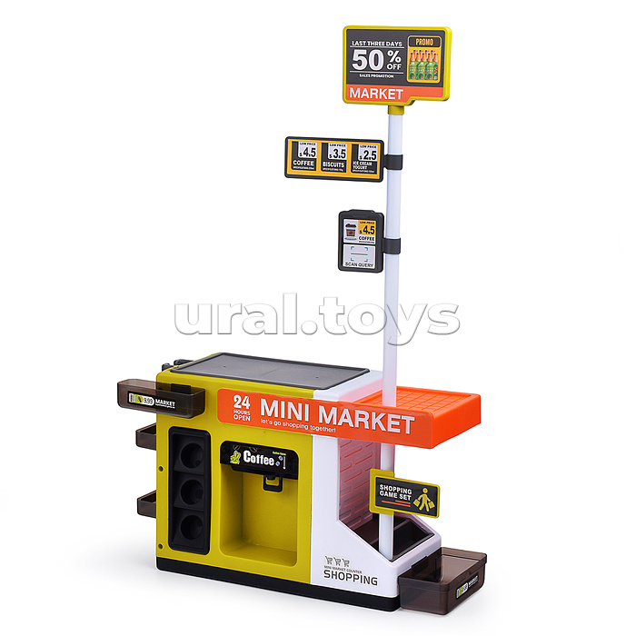 Игровой набор супермаркет "Дорожный магазин" в коробке