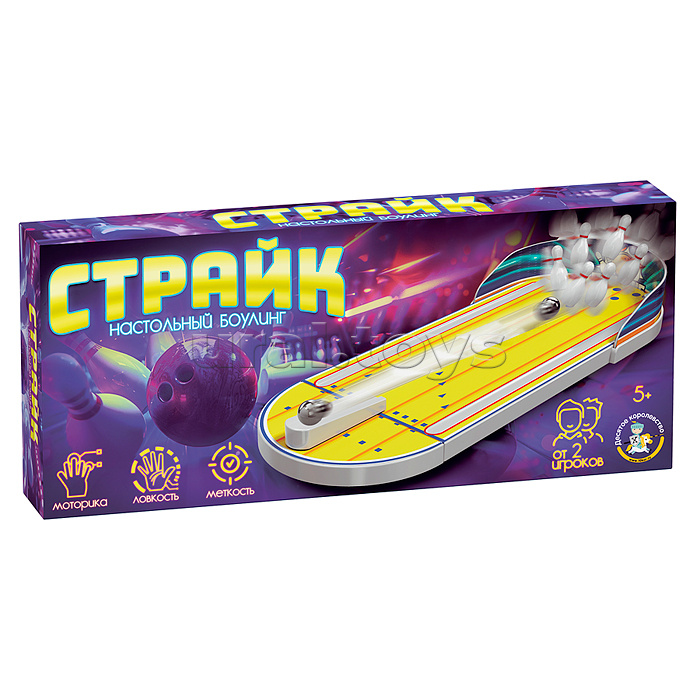 Игра настольная боулинг "Страйк"