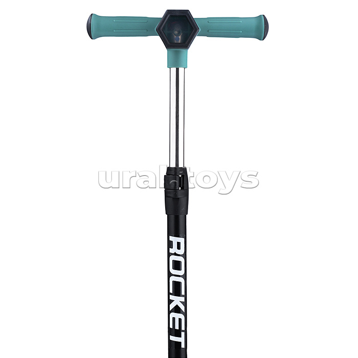 Самокат 3-х колесный ROCKET, зеленый