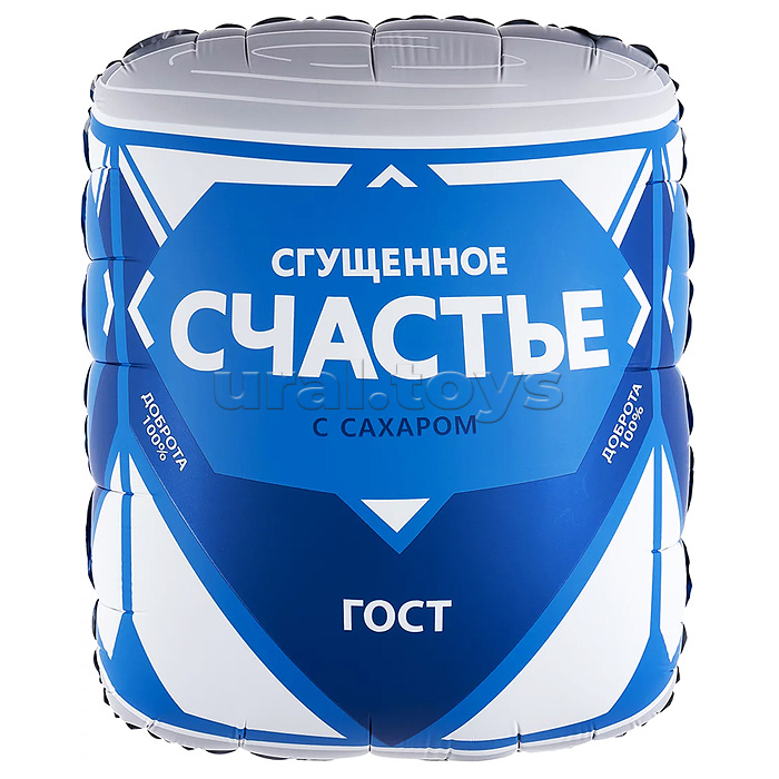 Шар (34''/86 см) Фигура, Сгущенка Счастье, сатин, 1 шт. в уп.