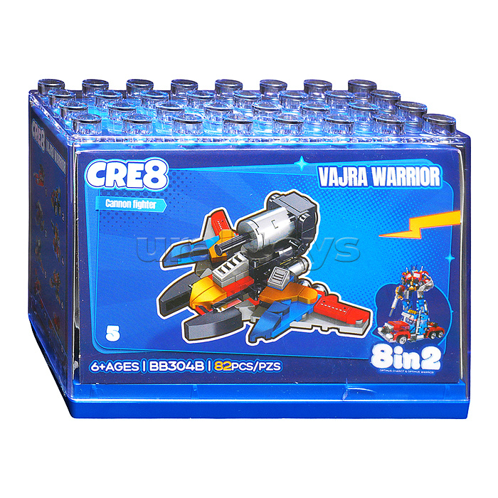 Конструктор "Робот-защитник" 8 в 1 в коробке