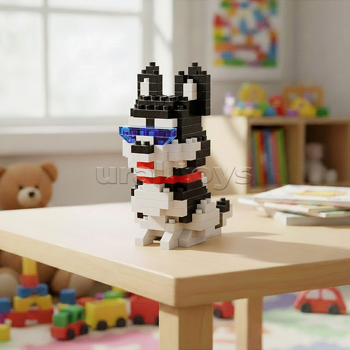 Конструктор "Хаски" 3D, в коробке