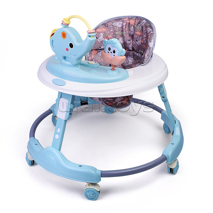 Ходунки "Веселый слоник" (цвет голубой)