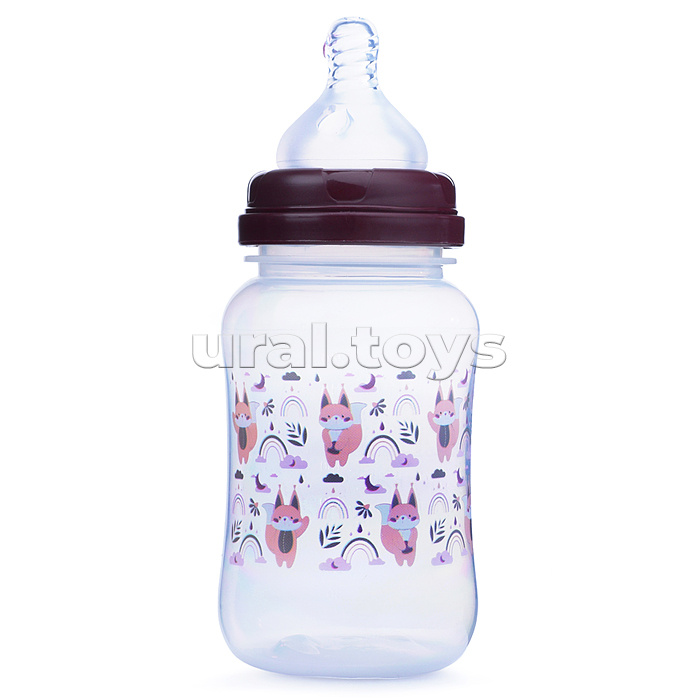 Бутылочка для кормления 270мл "Лесные зверята"