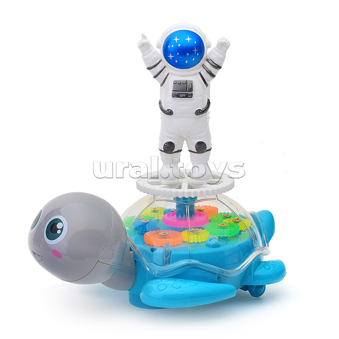 Интерактивная игрушка "Космонавт на черепахе" в коробке
