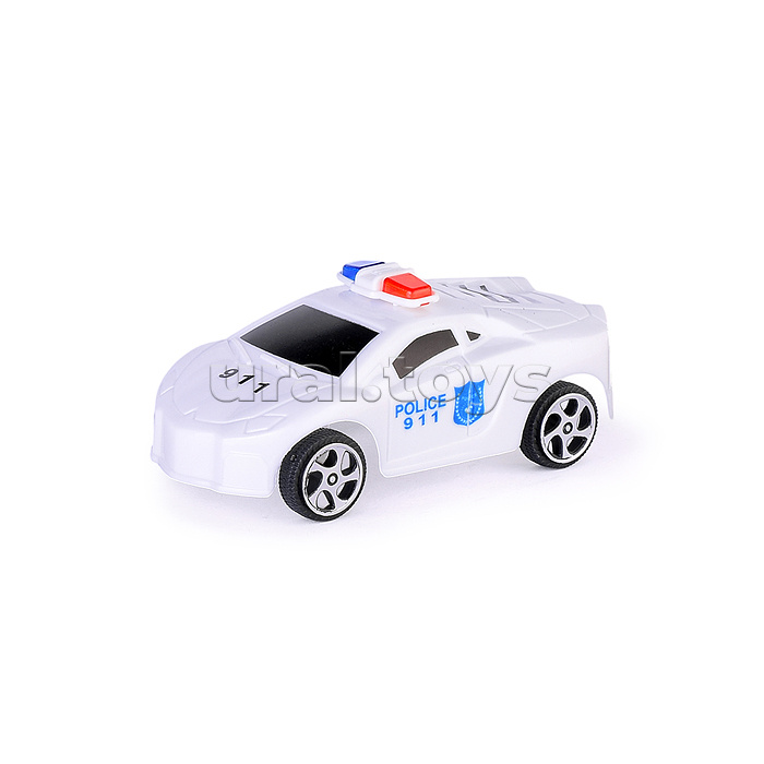 Автовоз "Полиция" с машинками, под колпаком