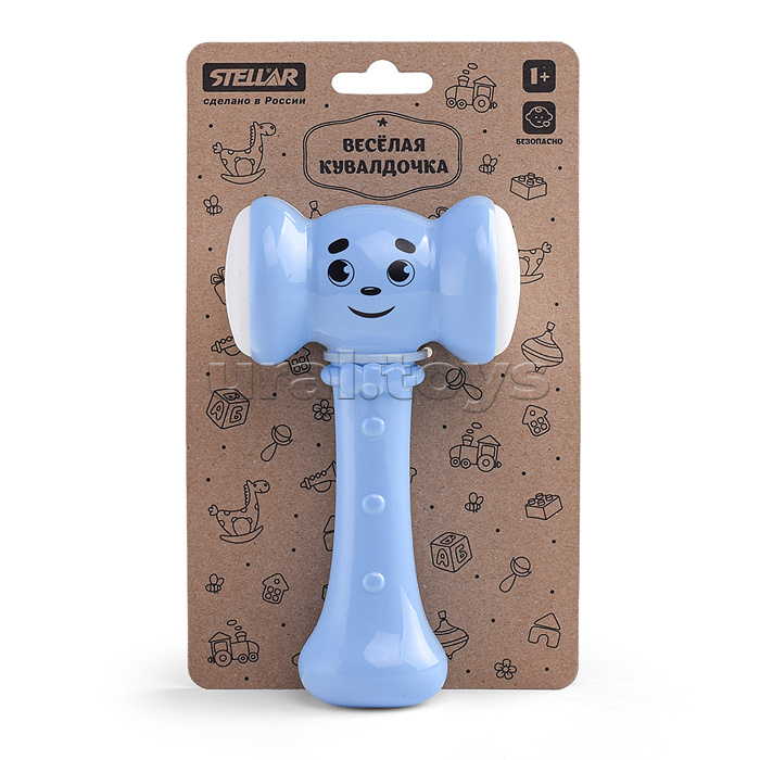 Погремушка "Веселая кувалдочка" Коллекция "Зефир"
