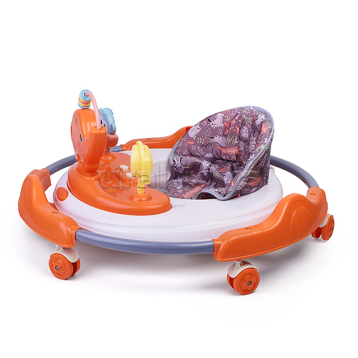 Ходунки "Веселый слоник" (цвет оранжевый)