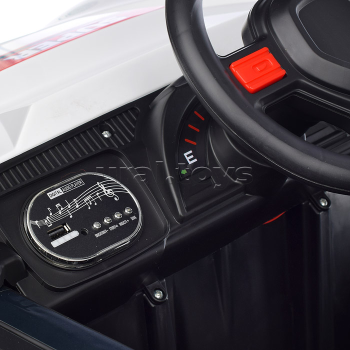 Электромобиль "Спорт" на аккумуляторе, в коробке (белый)