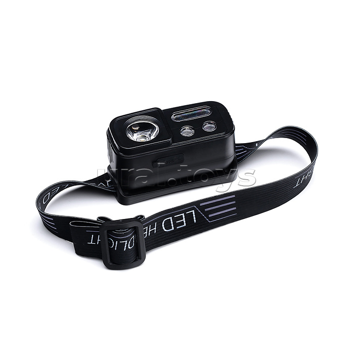 Фонарь налобный аккумуляторный, 400 мАч