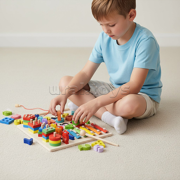 Игра развивающая "Веселая рыбалка - считалка"