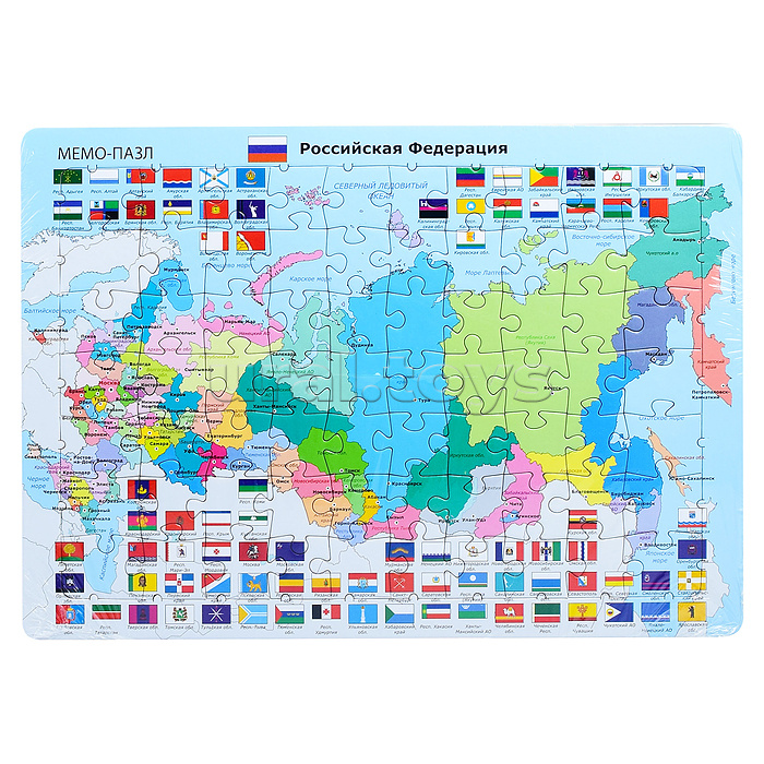 Мемо Пазл "Карта России" Мемо Пазл "Карта России"