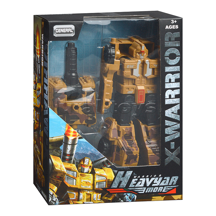 Робот "Военный" трансформирующийся, в коробке