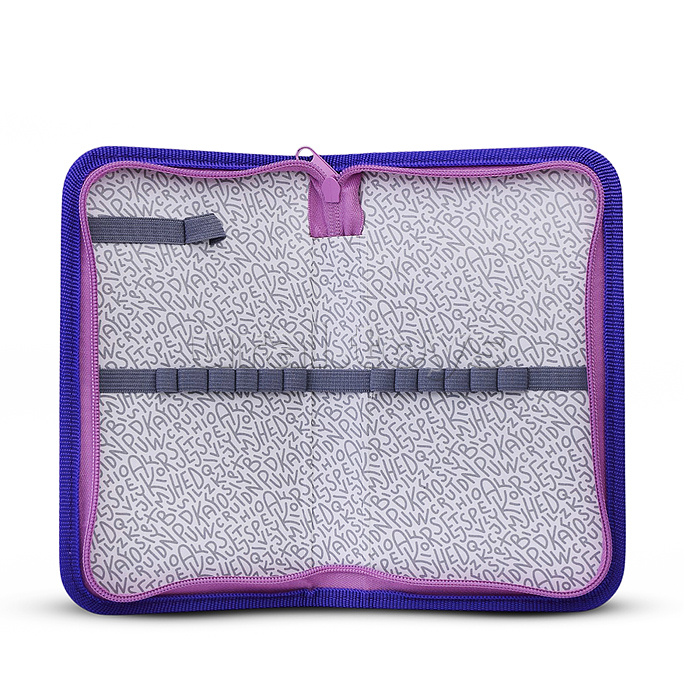 Пенал "Chiisana Hoshi"  205x120 мм, одностворчатый прямоугольный, на молнии, картон с покрытием из фольги с конгревным тиснением