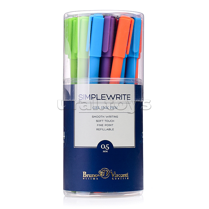 Ручка "SimpleWrite Special" гелевая 0.5мм, черная (5 цветов корпуса) Ручка "SimpleWrite Special" гелевая 0.5мм, черная (5 цветов корпуса)