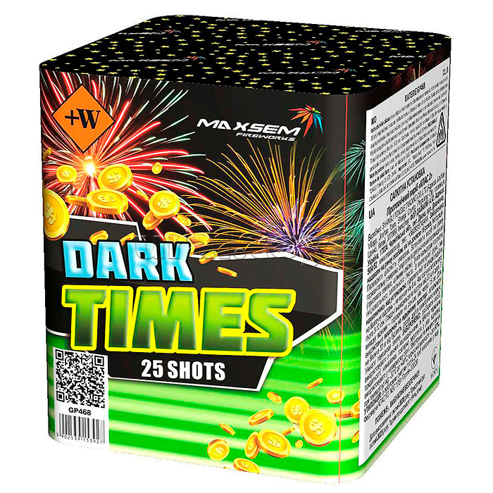 
Батарея салютов "Dark Times" (0,8" х 25 залп.) * в кор. 16 шт. Срок до 01.02.30