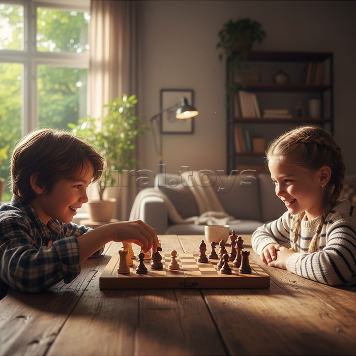 Игра 3в1 малая с походными пластмассовыми шахматами "Объедовские" (нарды, шахматы, шашки "Классика" (400*200*40))