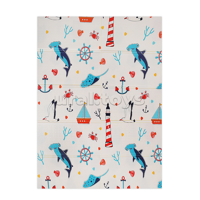 Коврик развивающий "Совушки-Подводные истории" (150*180* 0.8см) EVA