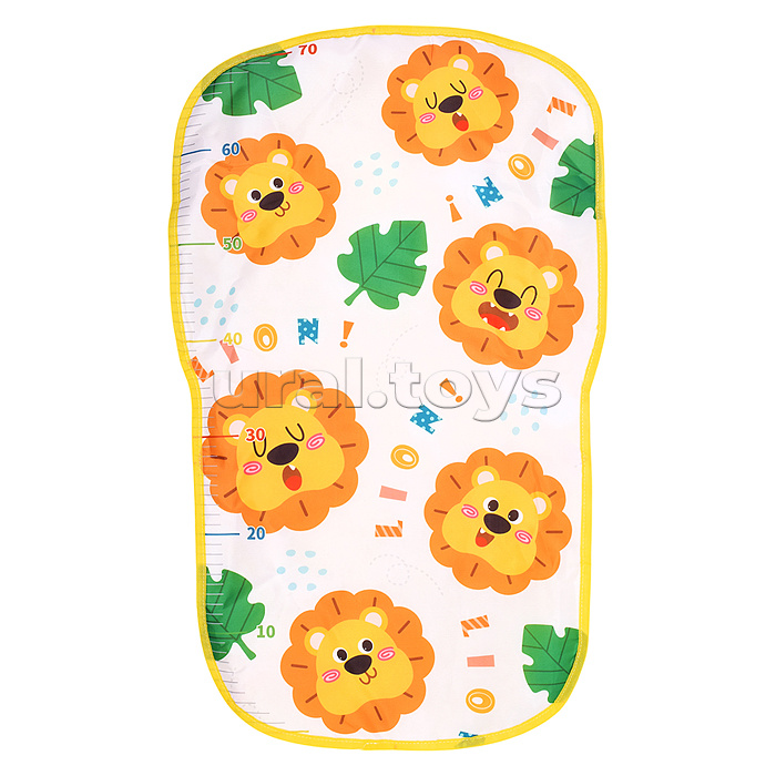 Коврик развивающий "Львенок" с ростомером, в коробке