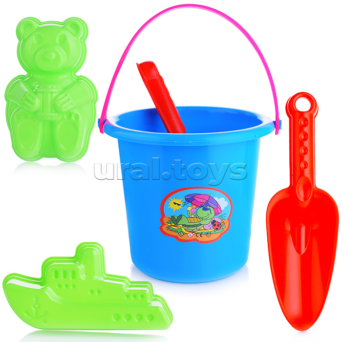Комплект "Большой" совок+2 формочки