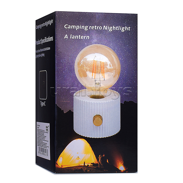 Светильник "Лампочка" (цвет белый) в коробке