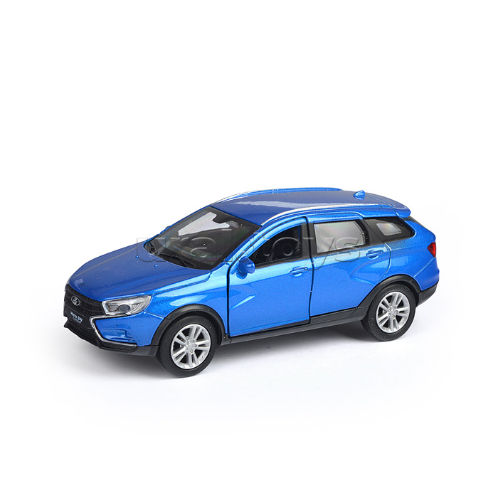 Машинка 1:38 LADA Vesta SW Cross, пруж. мех., цвет в асс. Машинка 1:38 LADA Vesta SW Cross, пруж. мех., цвет в асс.