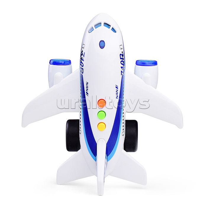Самолет "Авиация" 1:200 (свет,звук) в коробке