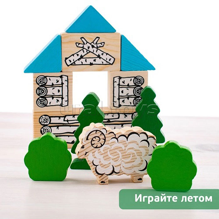 Конструктор "Сказки. Зимовье зверей" (17 деталей)