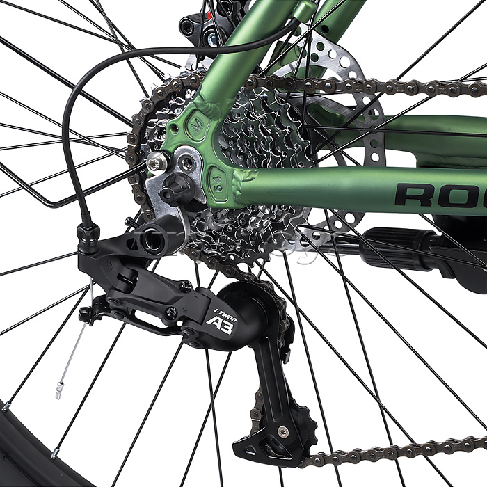 Велосипед 27,5" Rocket Ranon 27,5, цвет зеленый, размер 18"