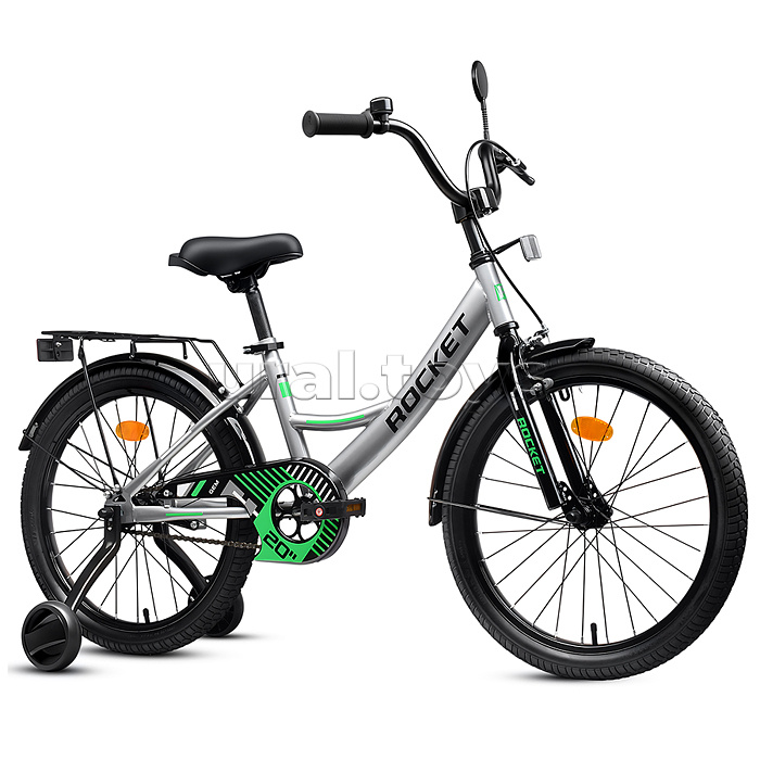 Велосипед 20" Rocket Gem, цвет серый