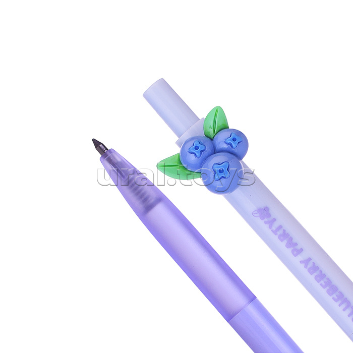 Карандаш вечный автоматический подарочный "Blueberry Pinguin" с декоративным элементом, d=2