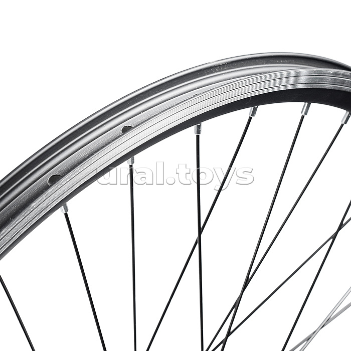 Колесо велосипедное 26" переднее, алюминий, V-br, с гайками