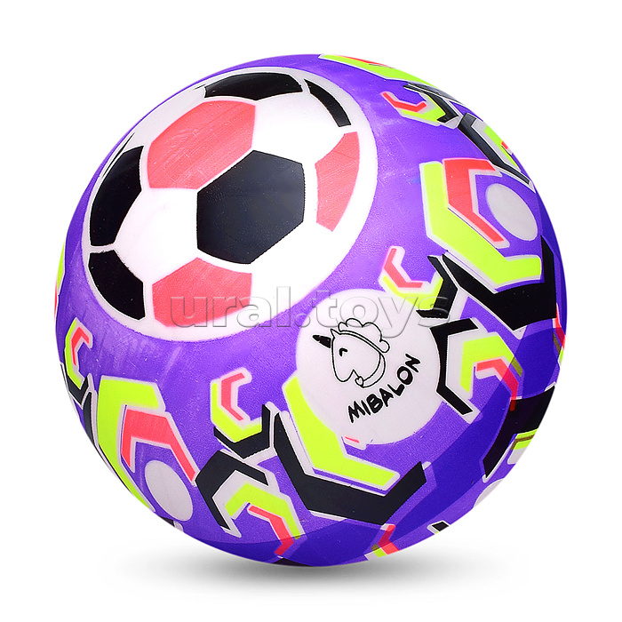 Мяч надувной PVC "Футбол-2" 22,5 см., 60 гр. (цвет микс)