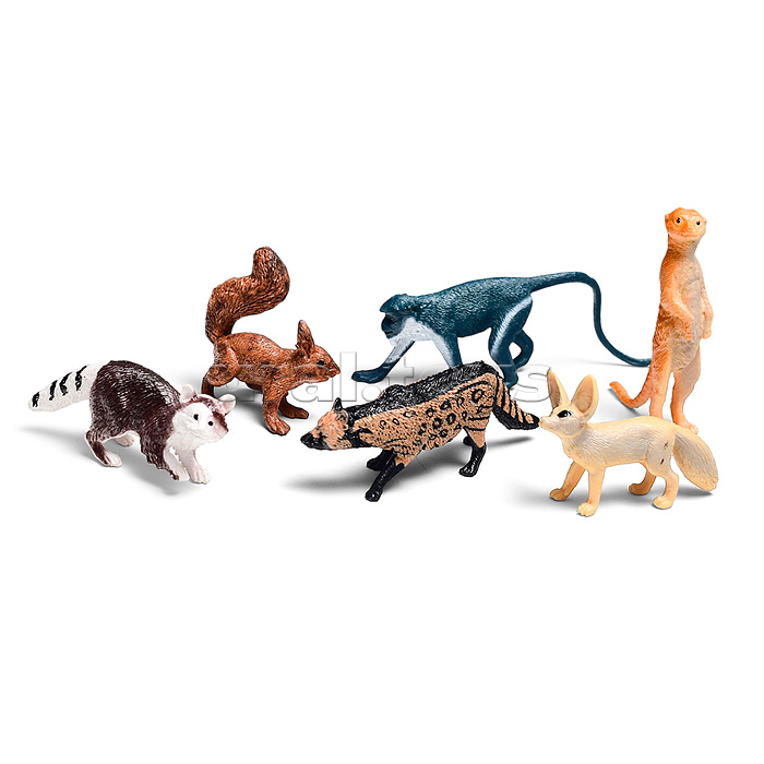 Набор животных "Лесной отряд" в пакете