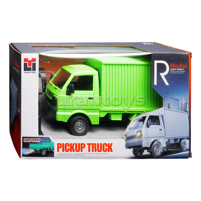 Машина "Фургон" р/у, 27 MHz, со спреем, с аккум., в коробке