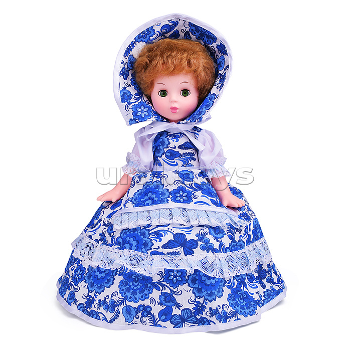 Кукла Чайница Гжель, в пакете