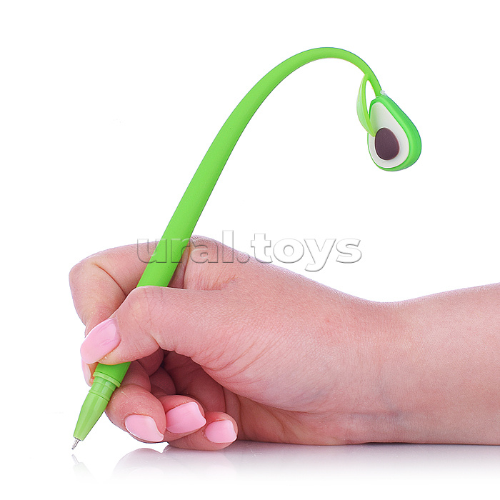 Ручка шариковая силиконовая "AVOCADO", цвет чернил синий, 0.7мм,