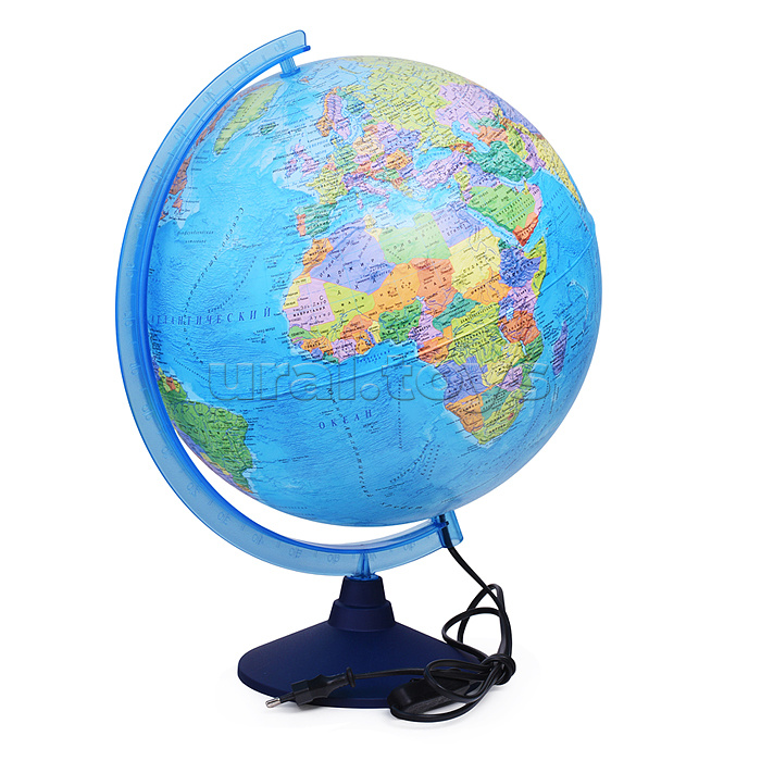 Глобус Земли политический 320 мм с подсветкой Классик Евро