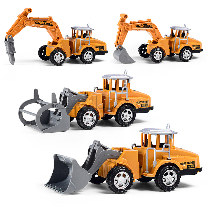 Машина "Стройка" (Микс) в пакете